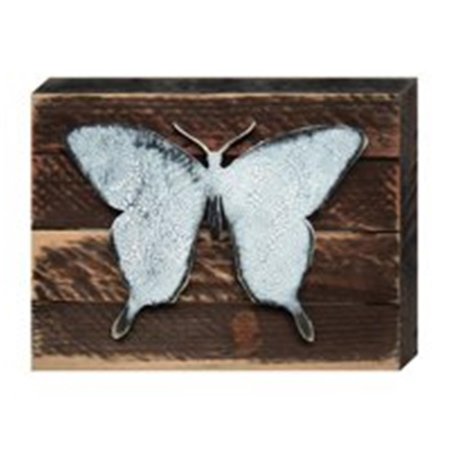 CLEAN CHOICE Butterfly Art on Board Wall Decor CL1785976